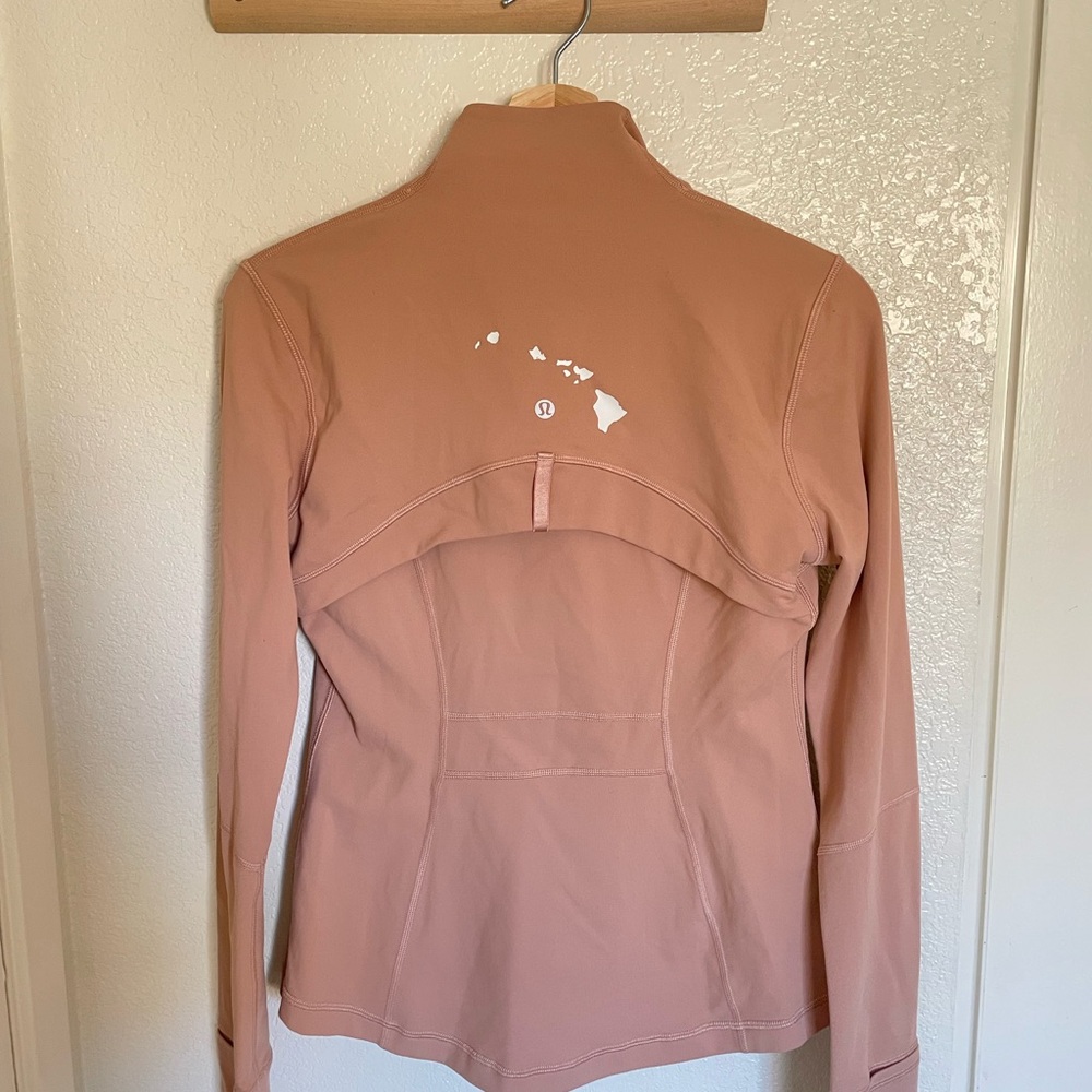 Lululemon Hawaiian islands Tan Define zip up